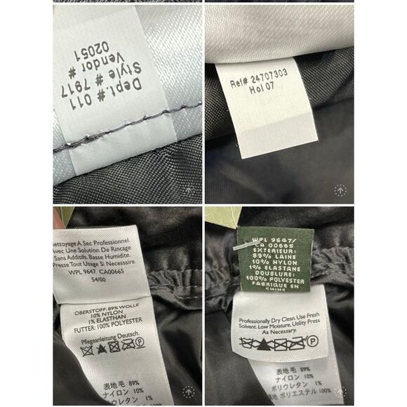 Eddie Bauer Vashon fit trouser womens 6  twill vashn gray wool blend nwt - Picture 8 of 12